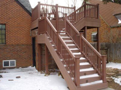 Wood Steps | Laramie, WY | Hyaltitude Contracting Wood Steps | Laramie, WY | Hyaltitude Contracting