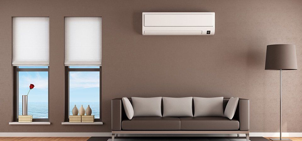 living room with air conditioner living room with air conditioner