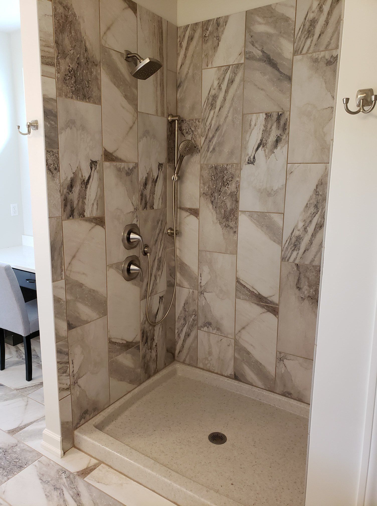 Custom Shower by Timberwood Homes