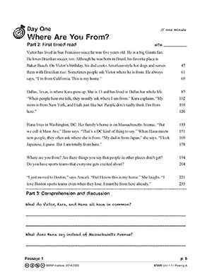 STARI Student Workbook Thumbnail