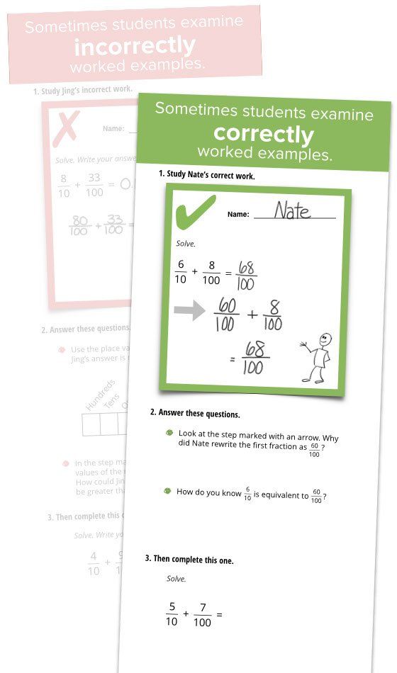 Correctly-worked Example