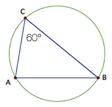 Triangle inside Circle