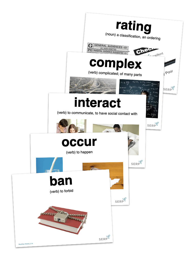 Vocabulary Cards