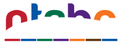 A colorful logo for a company called ntaka