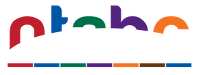 A colorful logo for a company called ntaka