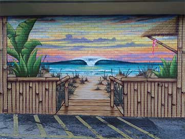 Wall Mural— Scooter Rental in Bradenton, FL Wall Mural— Scooter Rental in Bradenton, FL