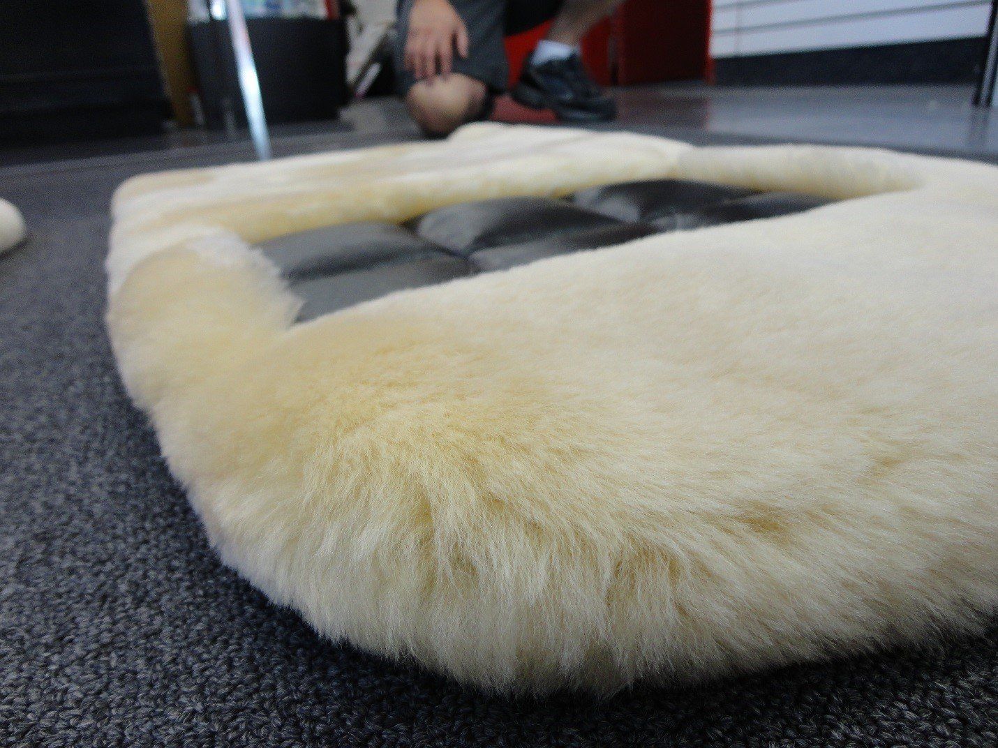 Close up Sheepskin Floor Mats — Northridge, CA — Alan Graham Motoring Accessories