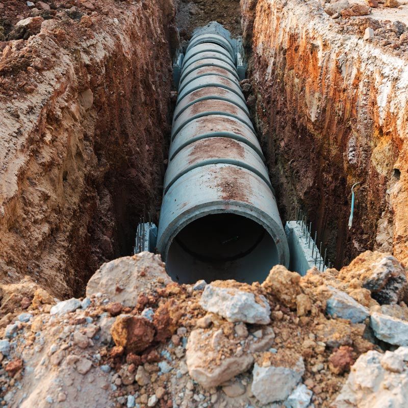 Drainage Pipe — Sabina, OH — GradeCo