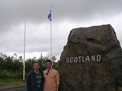 English Scottish border