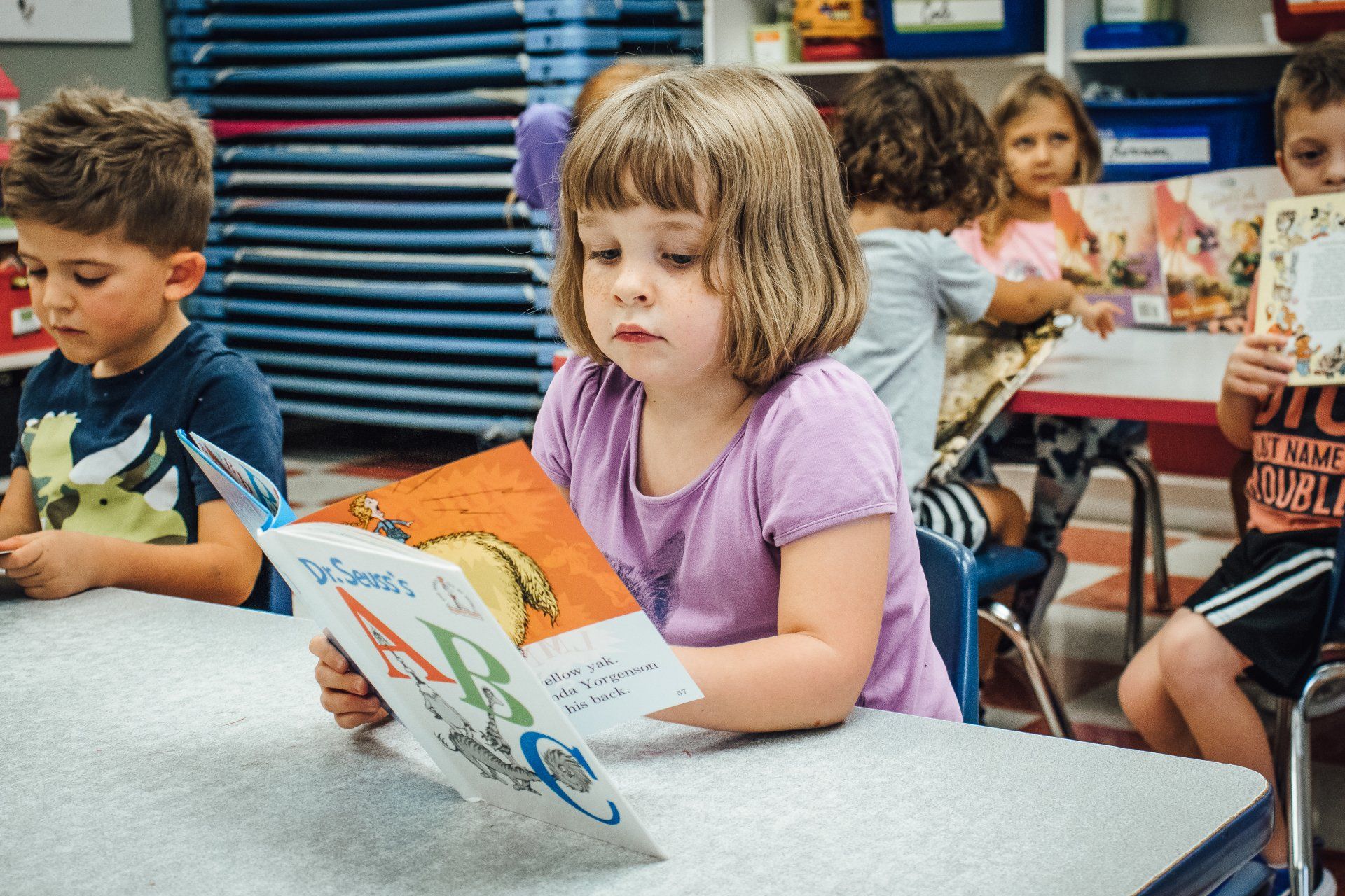 Teacher Teaching Two Kids —  St. Petersburg, FL — Liberty Christian School