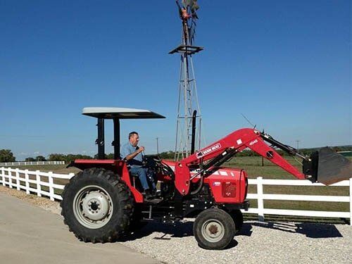 Red Backhoe — Servicing Equipment in Fort Worth, TX