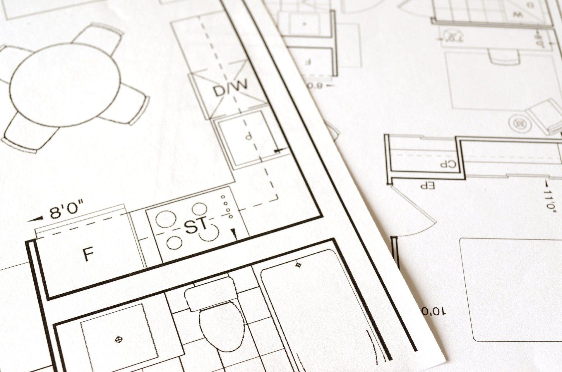 blueprint of residential construction