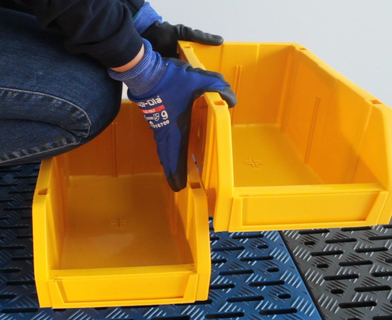 Gavetas plásticas modulares