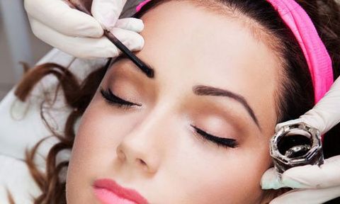 Gorgeous eyelash and eyebrow tinting