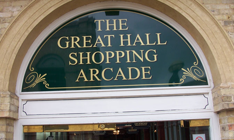 We manufacture and install vinyl signs for exhibitions, shops and hotels