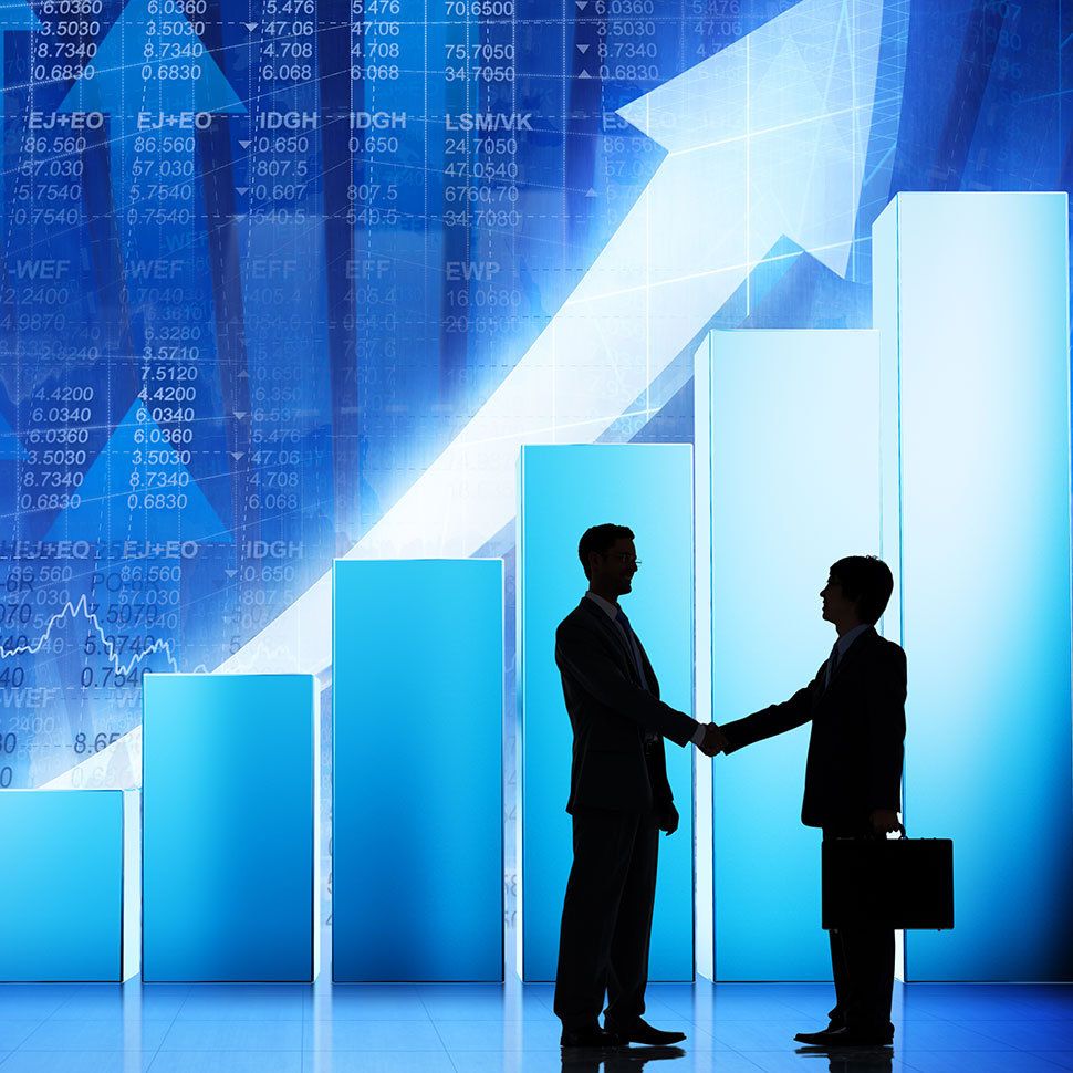 New Gen consultants shaking hands