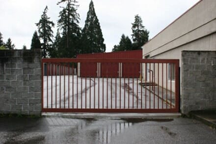 Red Remote Control Gate — Site Tour in Keizer, OR Red Remote Control Gate — Site Tour in Keizer, OR