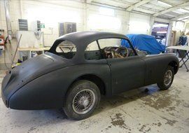 vintage car for maintenance
