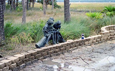 Landscape Designer — Front View Sculpture in Savannah, GA