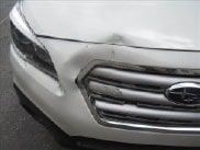 Dent in front of a car - Collision Repair in Erie, PA