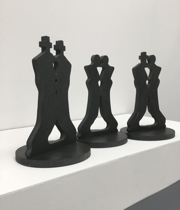 David Booth, granite, sculpture, chess