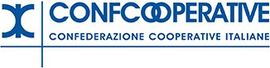 The logo for confcooperative confederazione cooperative italiane