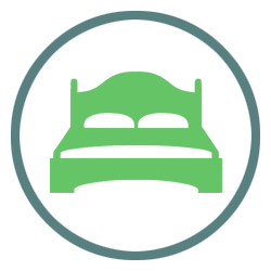 double bed icon