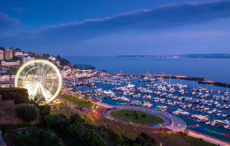 panoramic view of Torquay