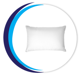 White pillow, Isolated on white background