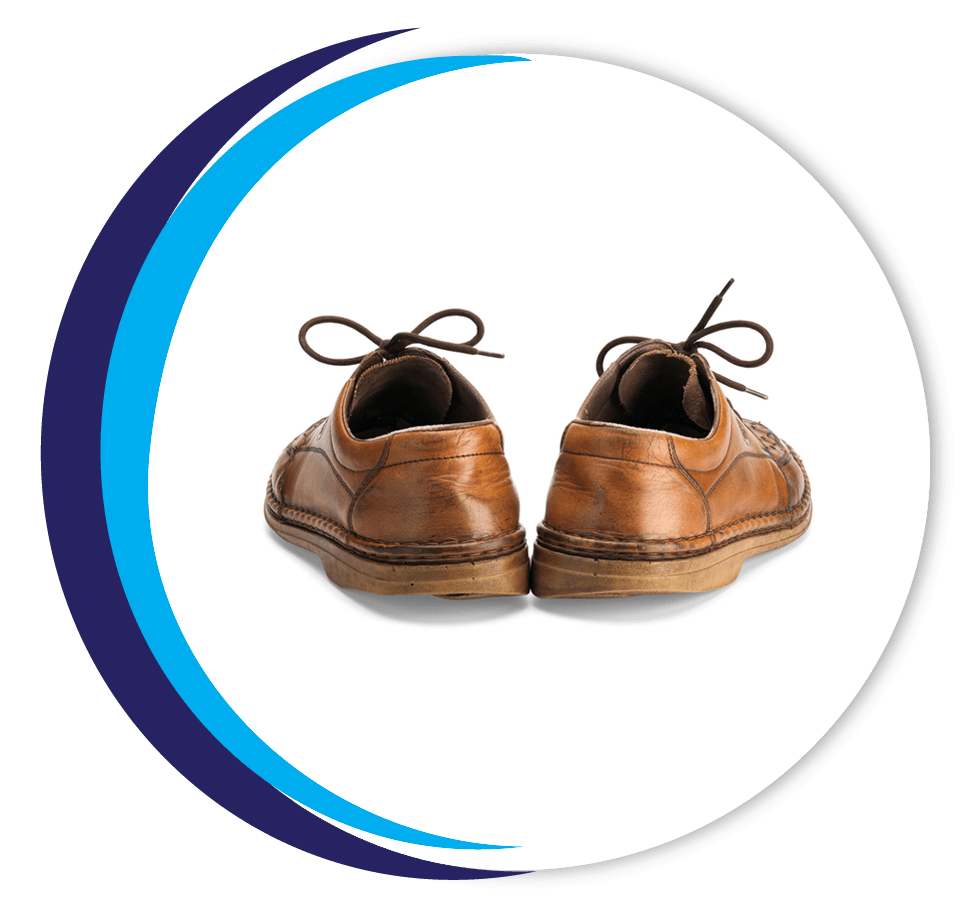 Old man's shoes