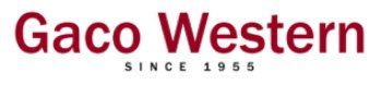 Gaco Western logo in red and black with “Since 1955” underneath