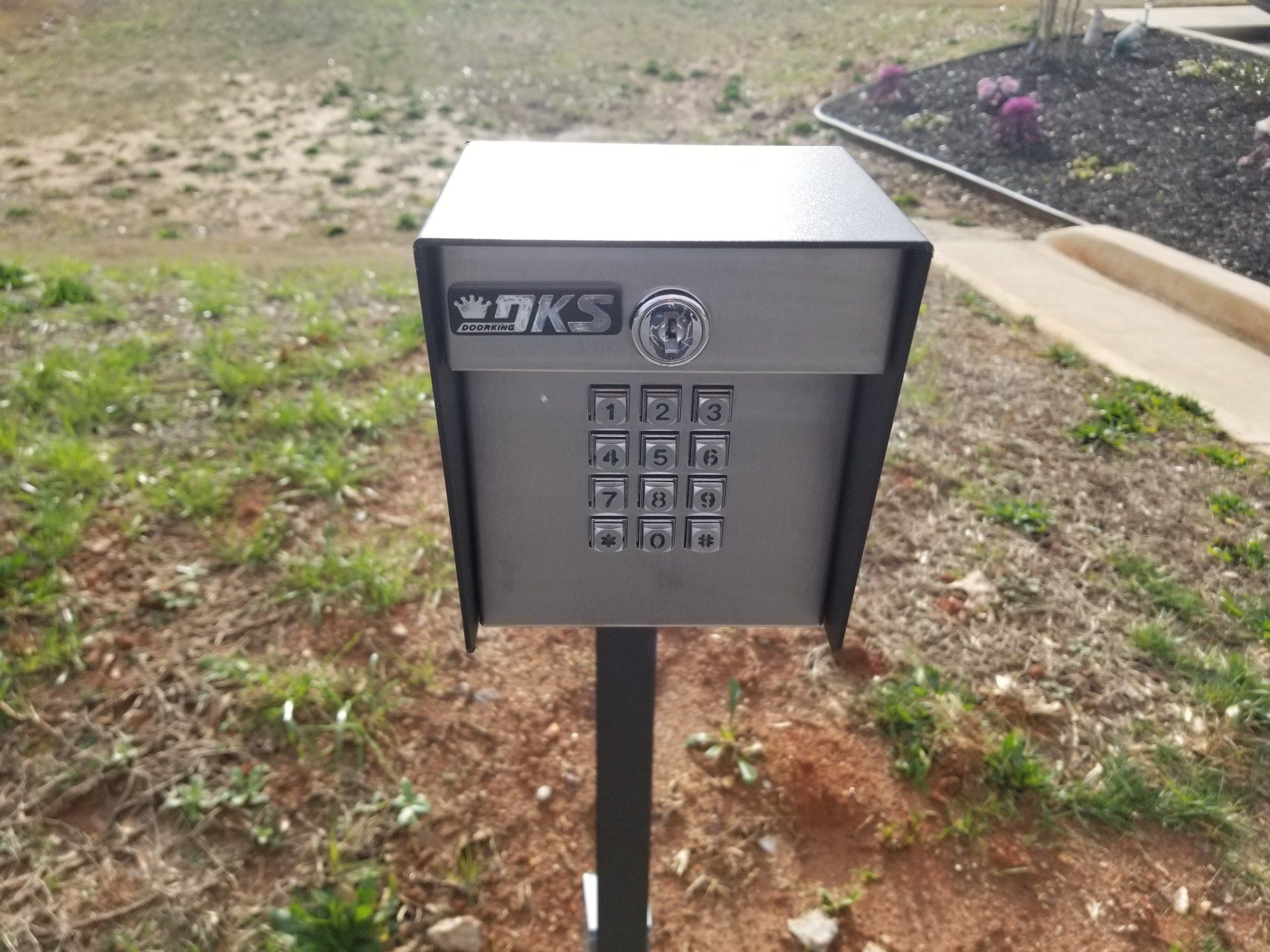 Secure gated storage facility