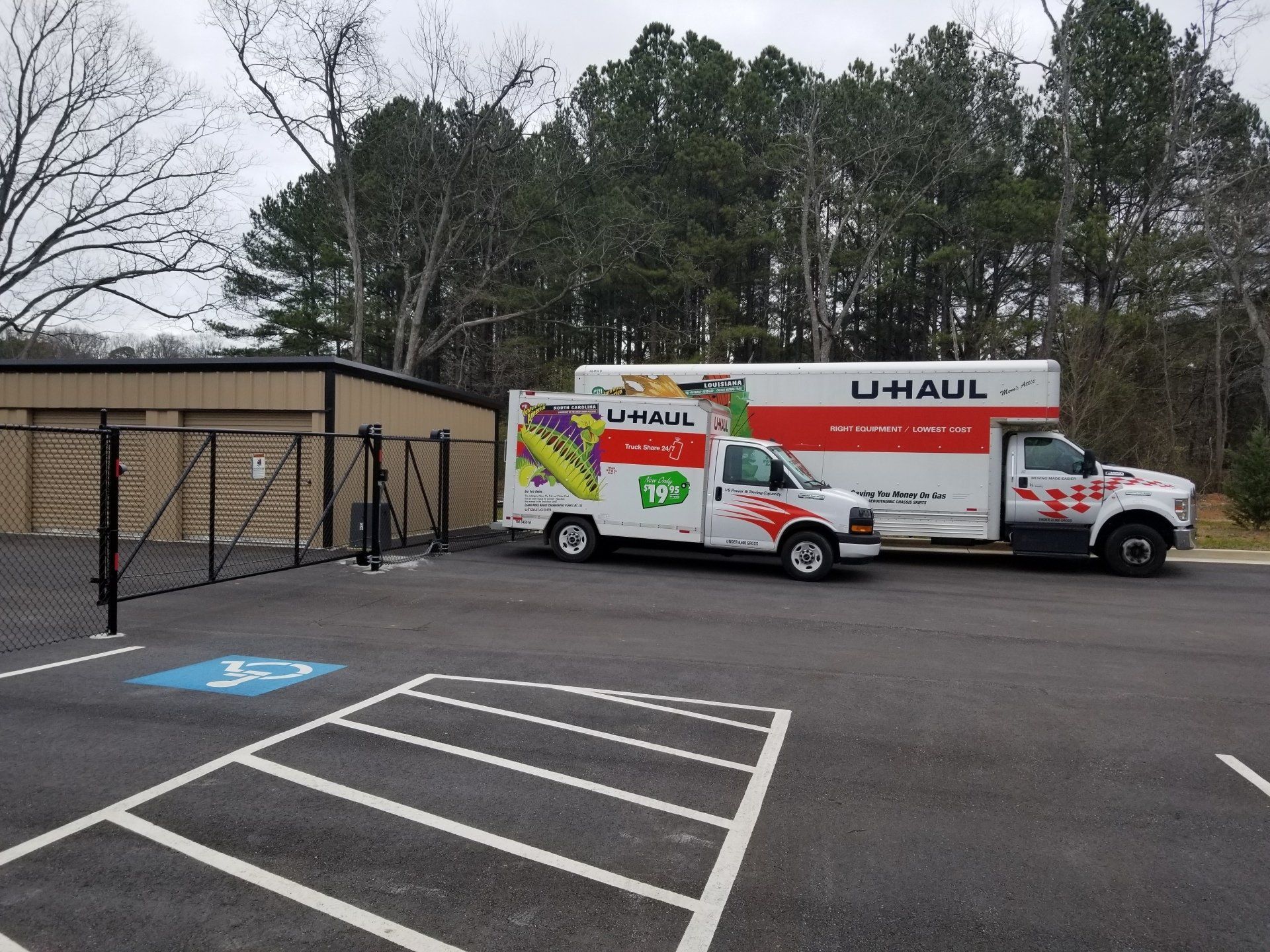 U-Haul Rental with Storage Unit