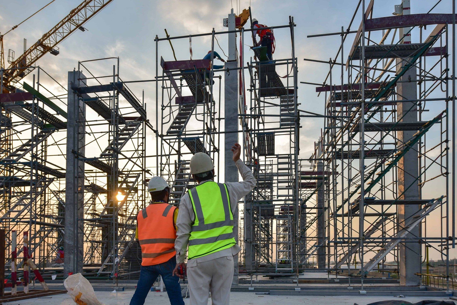 Andamios para construcción