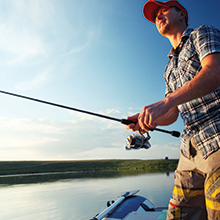 guy fishing