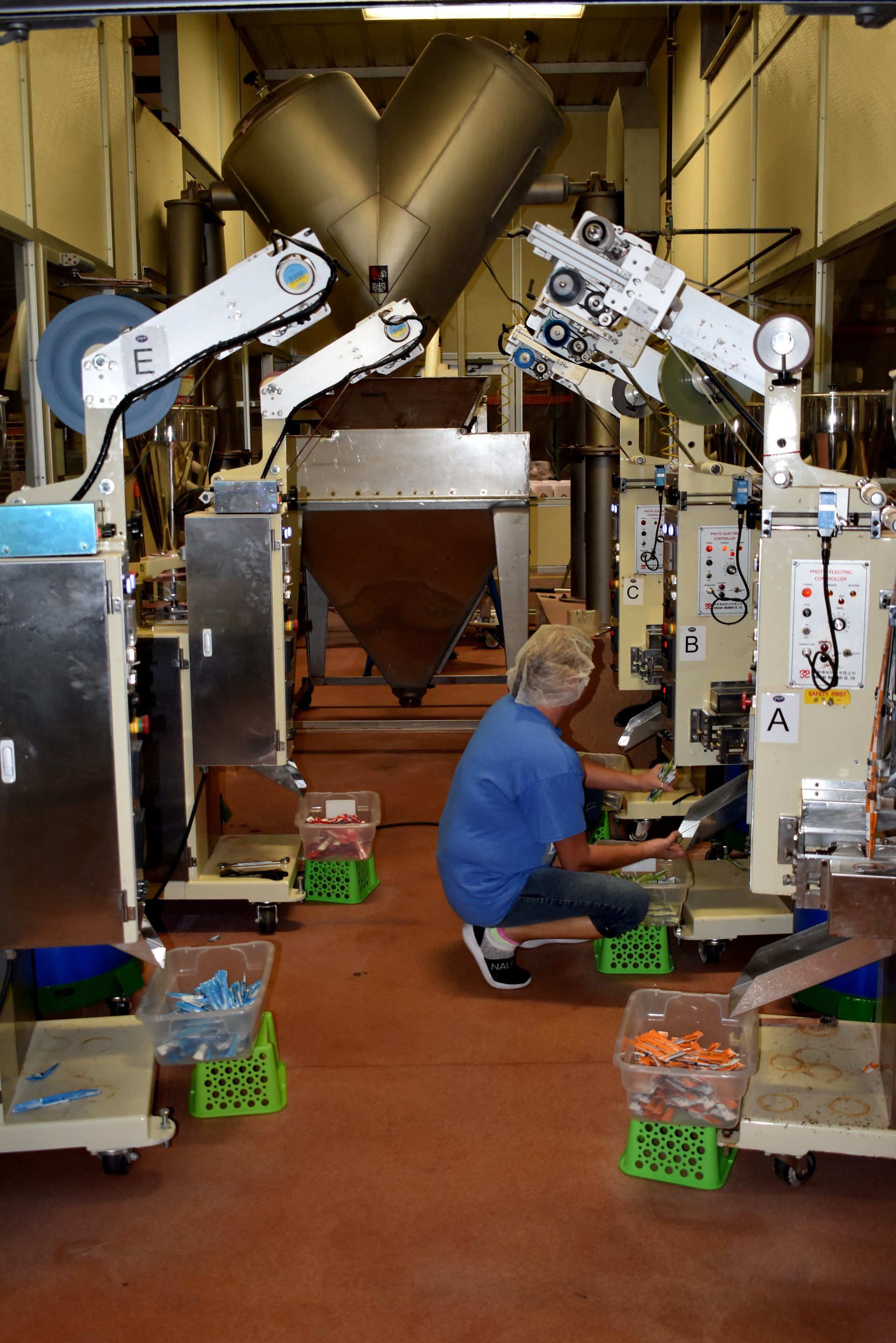 Manufacturing Our Powder Mixes image representing manufacturing powdered products for drinks