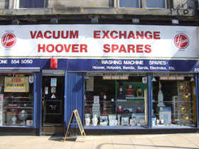 Vacuum cleaner - Edinburgh, Scotland - Vacuum Exchange - Shopfront Vacuum cleaner - Edinburgh, Scotland - Vacuum Exchange - Shopfront