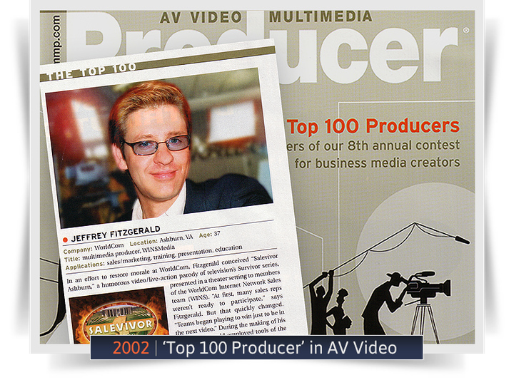 2002 'Top 100 Producer' in AV Video