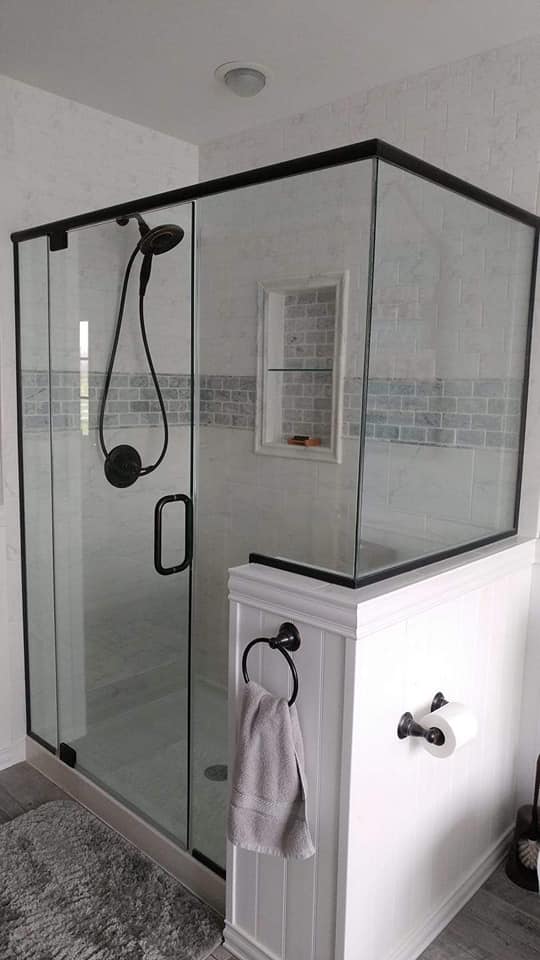 Stylish Glass Shower in Buffalo, NY Bathroom