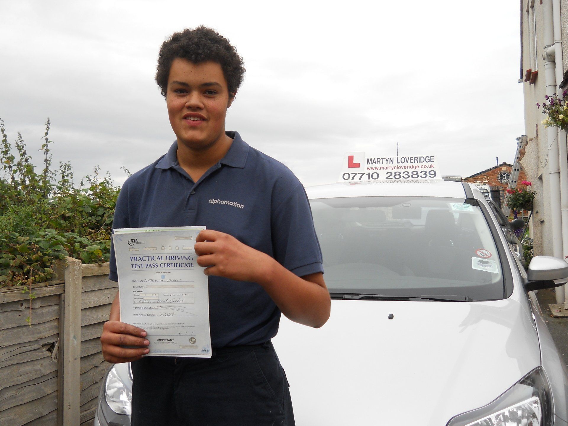 Martyn Loveridge Driver Training's customer 91