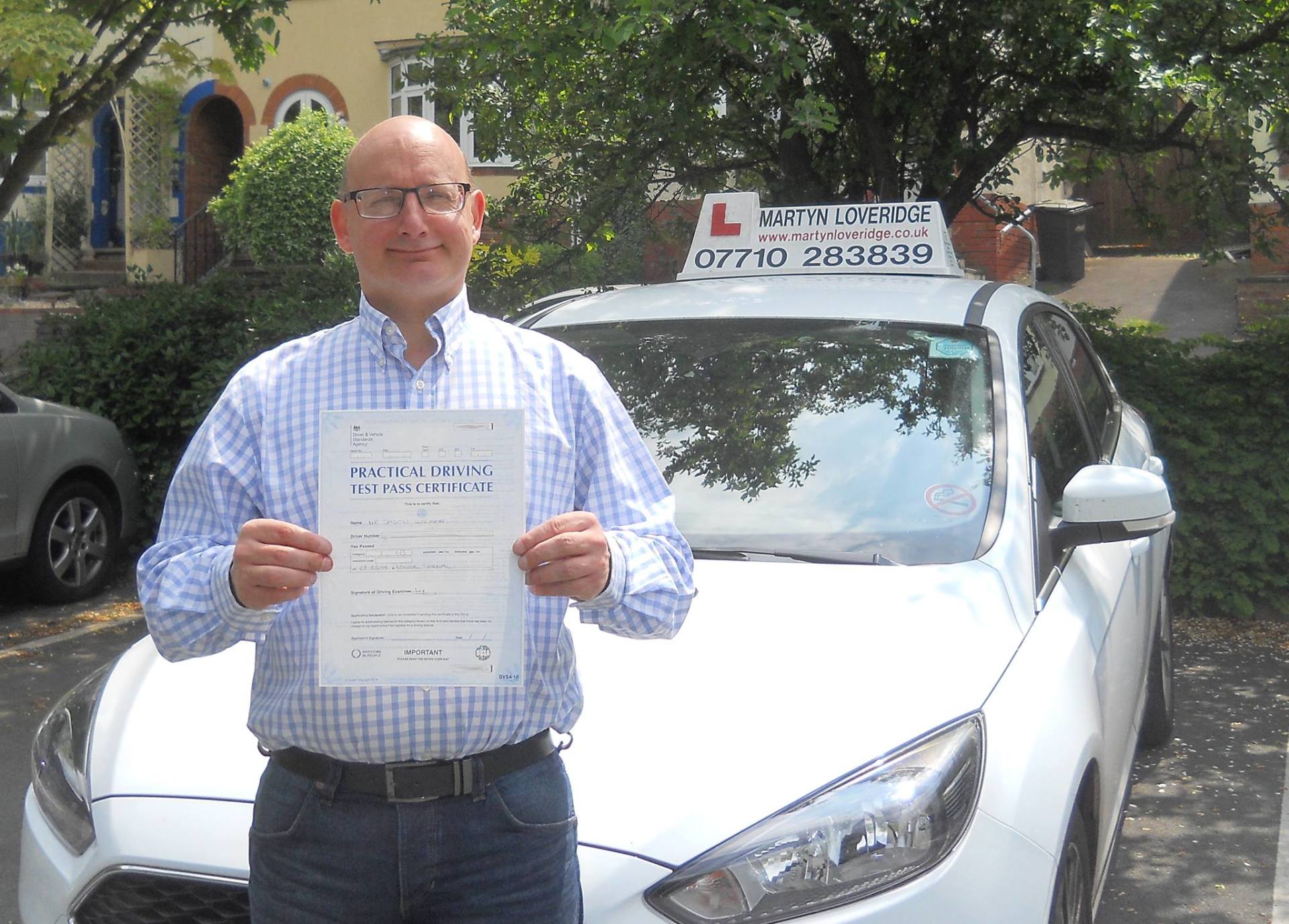 Martyn Loveridge Driver Training's customer 86