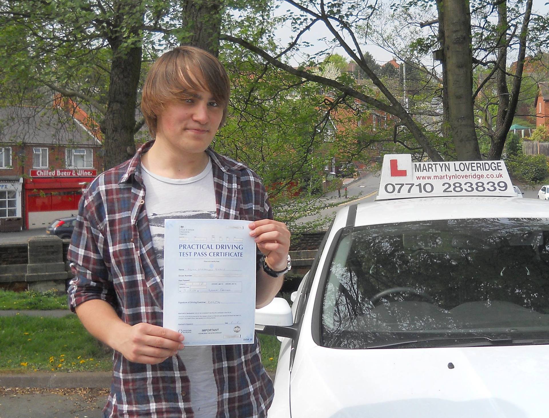 Martyn Loveridge Driver Training's customer 53