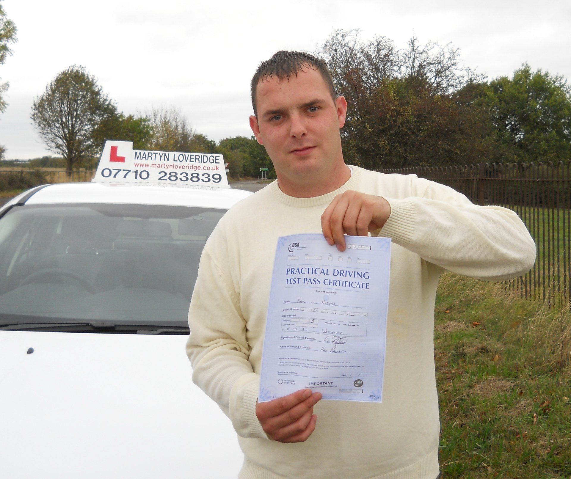 Martyn Loveridge Driver Training's customer 48