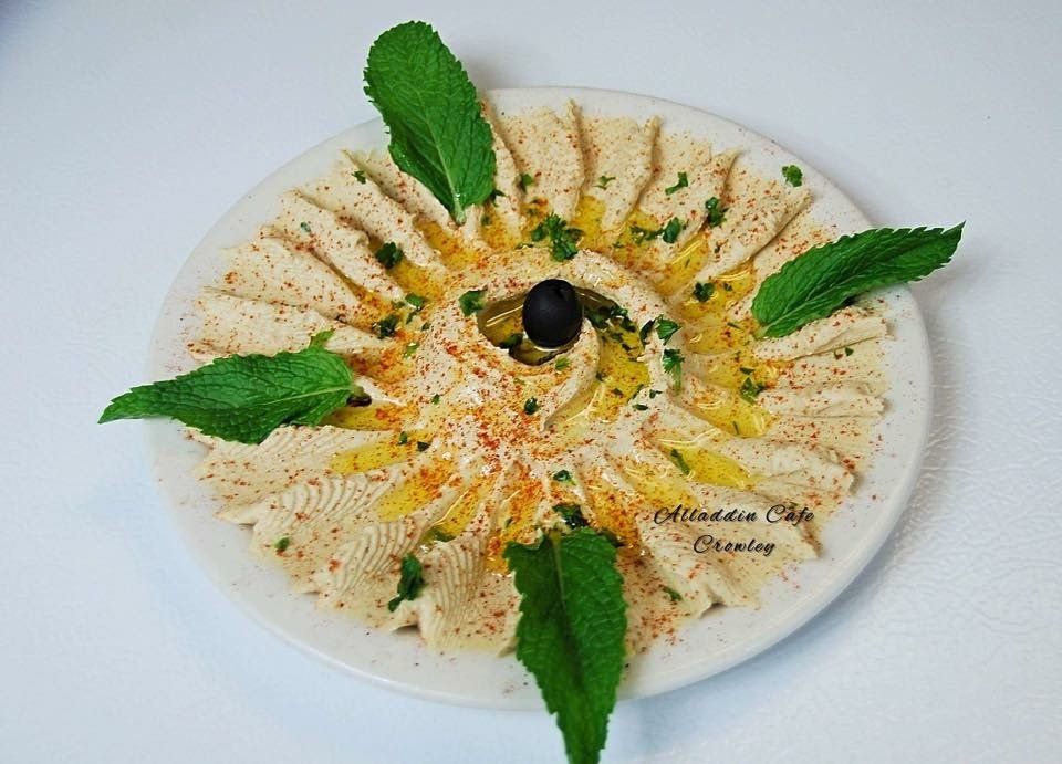 a plate of Babaghanouge 