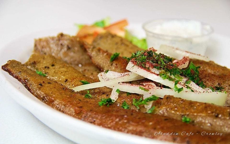 a close up of a plate of food on a table