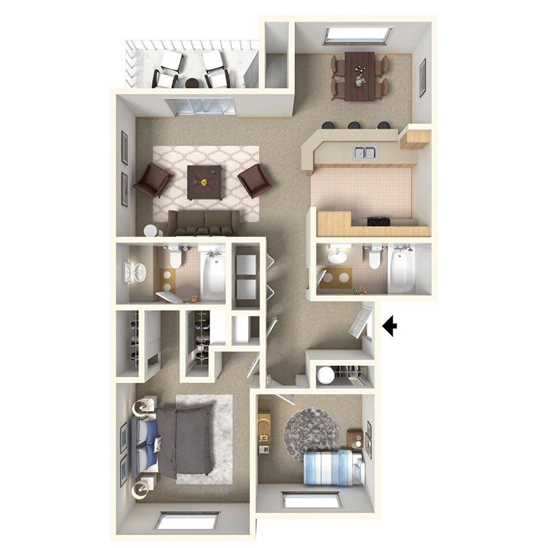 2 Bedroom Apartments for Rent