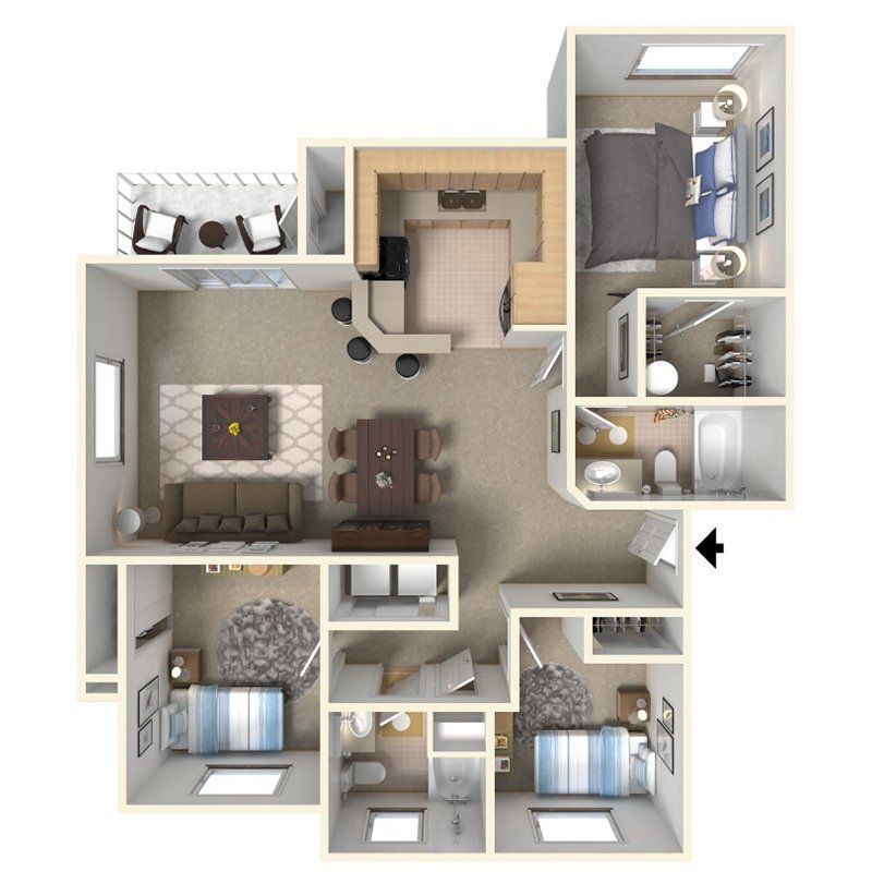 3 Bedroom Apartments for Rent