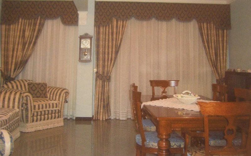 tende classiche per salotto