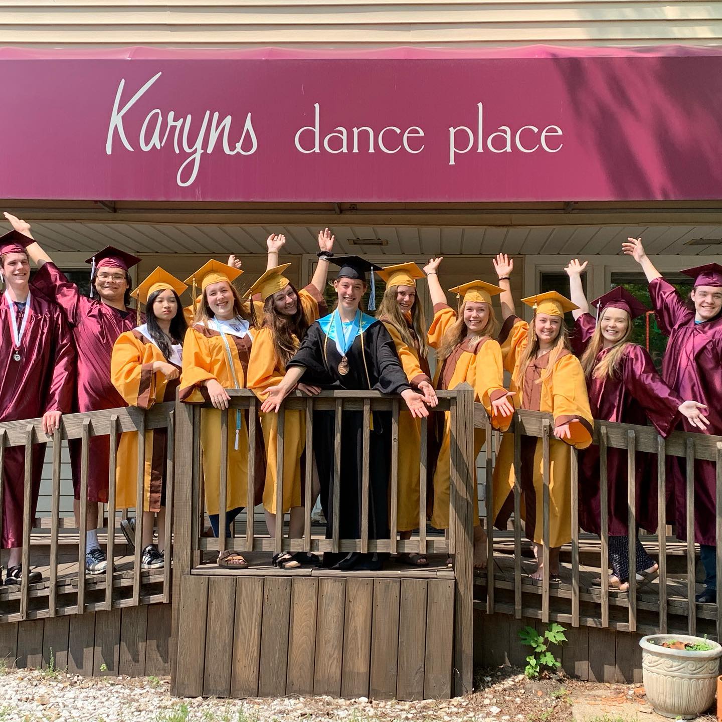 Group Of People Wearing Their Toga — Karyns Dance Place — Holt, MI