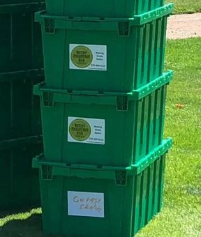 Green Plastic Storage Boxes — Fort Collins, CO — Rocky Mountain Box Co Green Plastic Storage Boxes — Fort Collins, CO — Rocky Mountain Box Co
